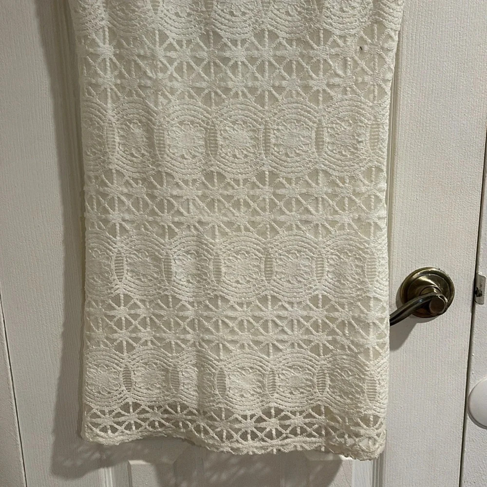 White Lace Lulus Dress - Picture 5 of 7